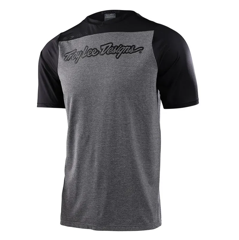 Troy Lee Designs Skyline Short Sleeve Jersey Signature Heather Grey